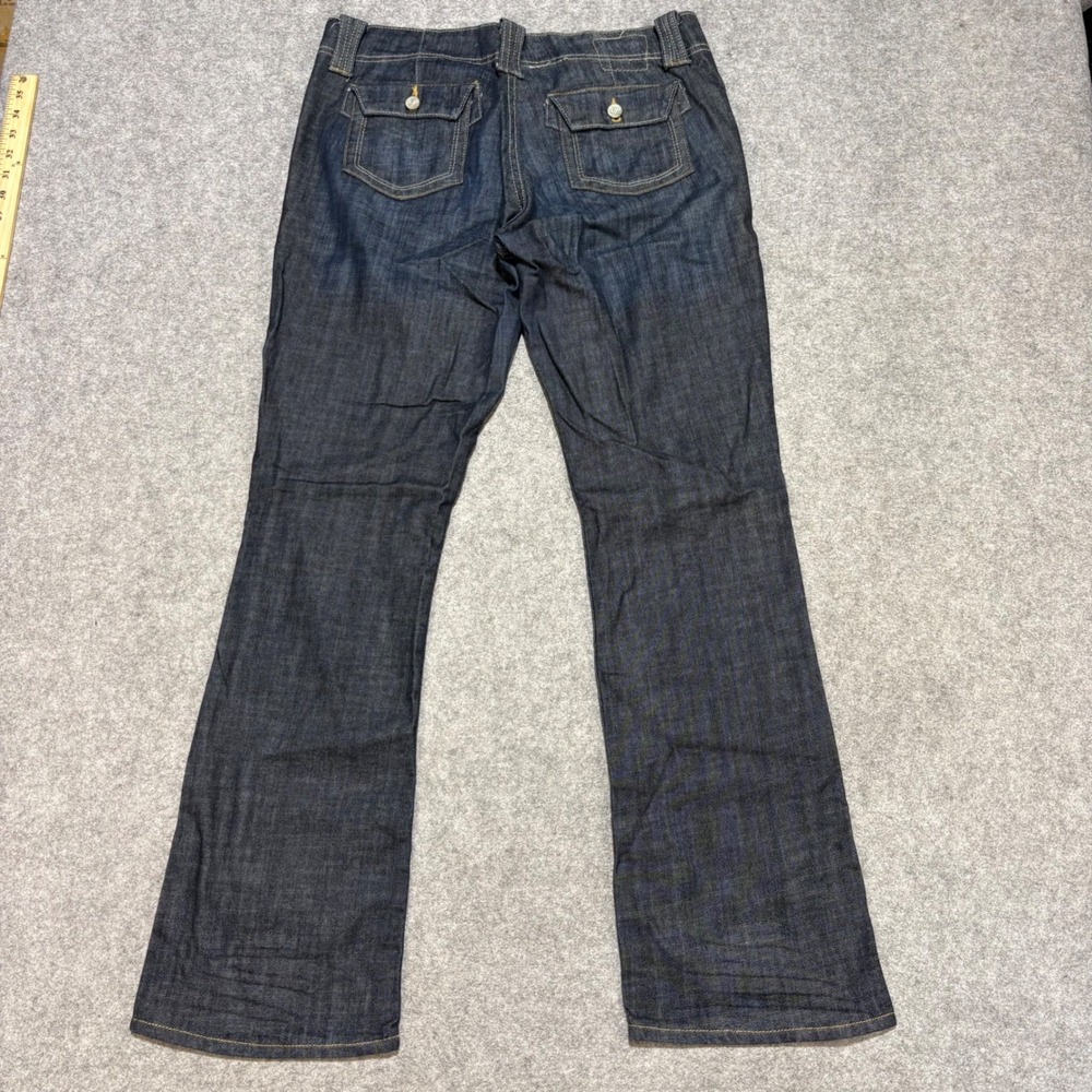 US Polo Assn Womens Dark Wash Bootcut Jeans Size 11/12 Blue Denim Stretch